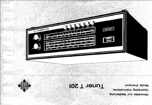 T201; Telefunken (ID = 113838) Radio