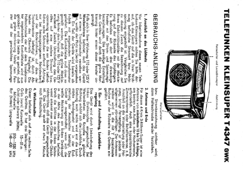 T4347GWK; Telefunken (ID = 2472463) Radio