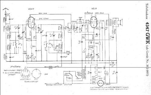 T4347GWK; Telefunken (ID = 7459) Radio