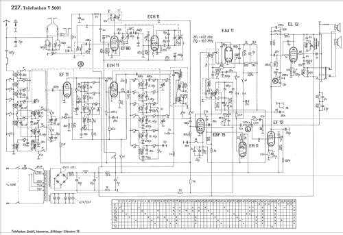 T5001; Telefunken (ID = 716240) Radio