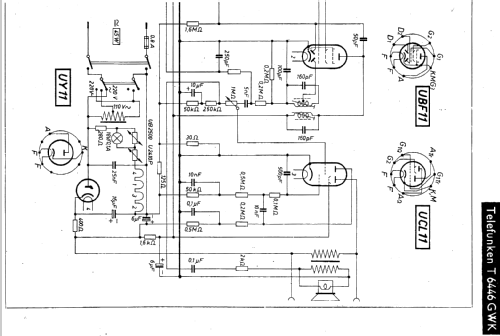 T6446GWK; Telefunken (ID = 360425) Radio