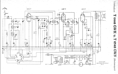 T6446GWK; Telefunken (ID = 7446) Radio