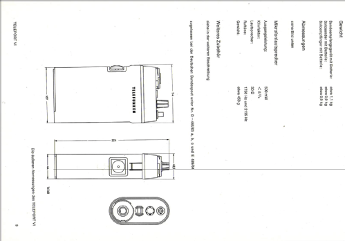 Teleport VI SE 160-20; Telefunken (ID = 269598) Commercial TRX