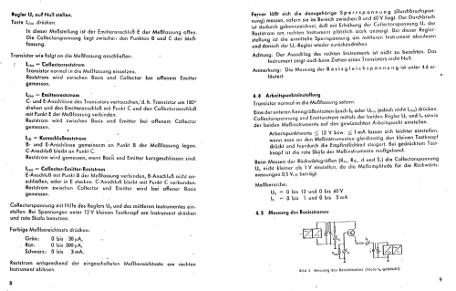 Transistor-Messgerät Teletrans II It Ts 659/1; Telefunken (ID = 519866) Equipment