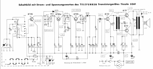 Ticcolo 3361; Telefunken (ID = 59148) Radio