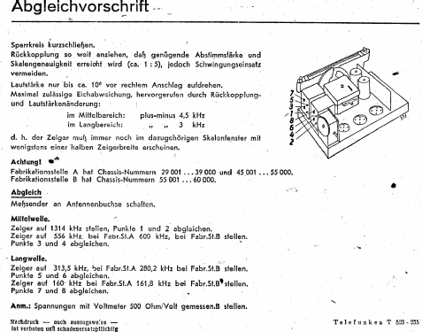 Tonmeister 235WL ; Telefunken (ID = 2889482) Radio