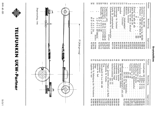 UKW-Partner 3081; Telefunken (ID = 1856826) Radio