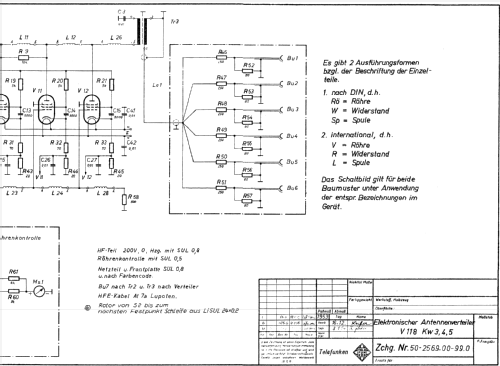 HF-Verstärker V118; Telefunken (ID = 439405) RF-Ampl.