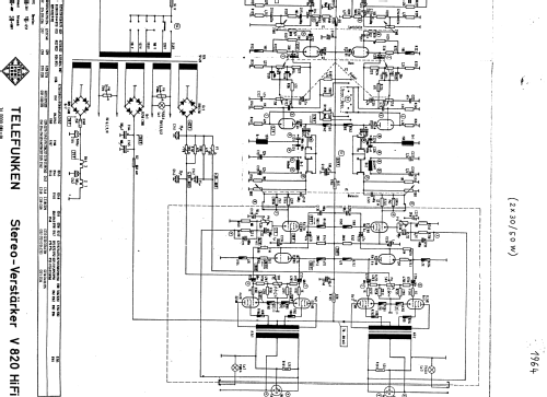 V820 HiFi; Telefunken (ID = 73034) Ampl/Mixer