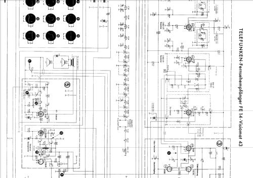 Visiomat 43T FE14; Telefunken (ID = 122709) Television