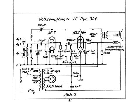 Volksempfänger VE 301 Dyn W ; Telefunken (ID = 3059395) Radio