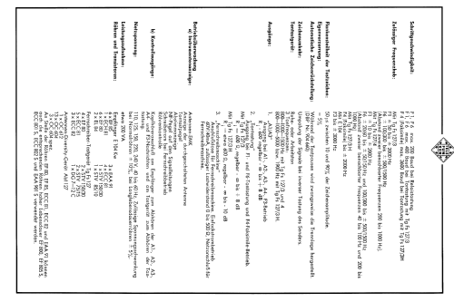 Weitverkehr-Empfangsanlage TRANSRADIO VII ESt 104a Kw; Telefunken (ID = 1354408) Misc