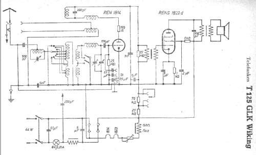 Wiking 125GLK ; Telefunken (ID = 7547) Radio