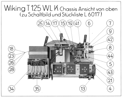 Wiking 125WLK ; Telefunken (ID = 1973472) Radio