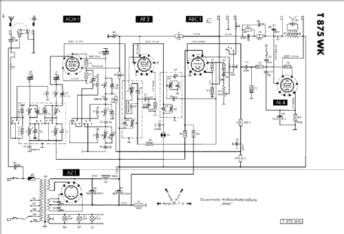 Zeesen 875WK T875WK; Telefunken (ID = 29109) Radio