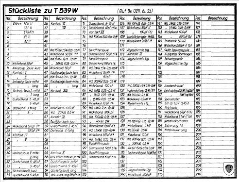 Gross-Super Juwel 539W ; Telefunken; Wien (ID = 397933) Radio