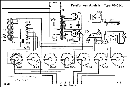 Röhrenprüfgerät P0461; Telefunken; Wien (ID = 290878) Equipment