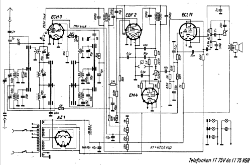 1T75V; Telefunken; Budapest (ID = 227164) Radio