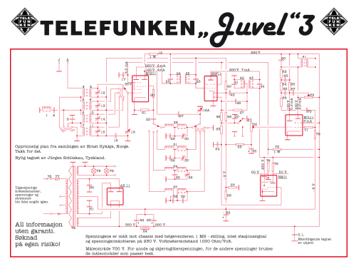Juvel 3 ; Telefunken El.-Gen. (ID = 2366322) Radio