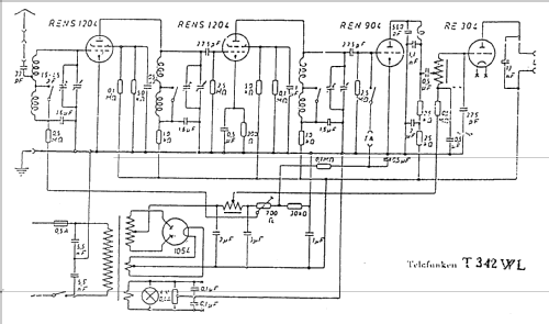 342WL; Telefunken Italia, (ID = 624183) Radio