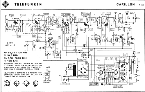 Carillon R560; Telefunken Italia, (ID = 761536) Radio