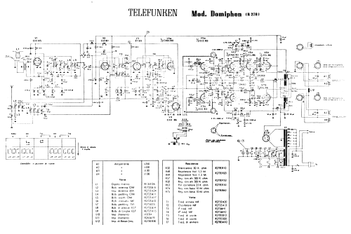 Domiphon R278; Telefunken Italia, (ID = 2697817) Radio