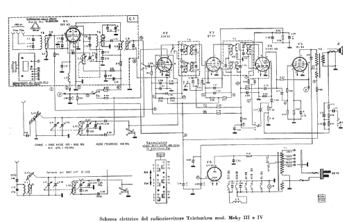 Meky IV R541; Telefunken Italia, (ID = 1846062) Radio