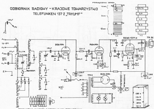 Tryumf 137Z; Telefunken - Krajowe (ID = 1973136) Radio