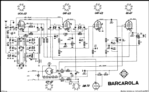 Barcarola U-1476; Telefunken (ID = 598304) Radio