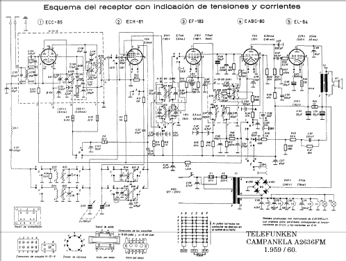 Campanela A-2636-FM; Telefunken (ID = 114373) Radio