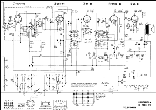 Campanela U-2326-FM; Telefunken (ID = 281480) Radio