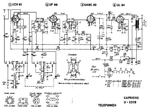 Capricho U-2315; Telefunken (ID = 199517) Radio