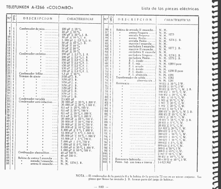 Colombo A-1266; Telefunken (ID = 609459) Radio