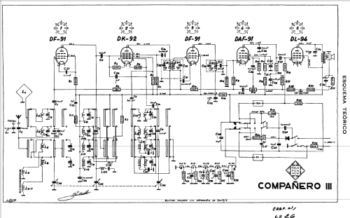 Compañero III ; Telefunken (ID = 279577) Radio