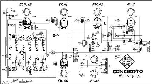 Concierto A1566-3D; Telefunken (ID = 564070) Radio