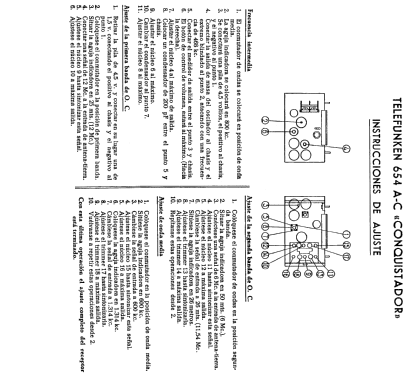 Conquistador 654AC; Telefunken (ID = 284197) Radio