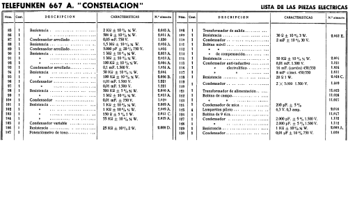 Constelacion 667A; Telefunken (ID = 279404) Radio