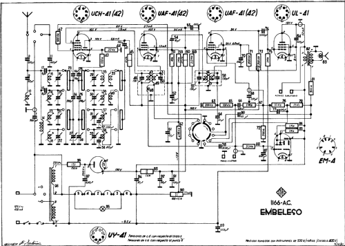 Embeleso 1166AC; Telefunken (ID = 325435) Radio