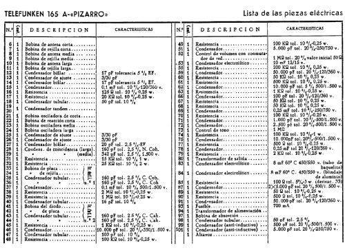 Pizarro 165A; Telefunken (ID = 234680) Radio