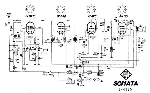 Sonata U4165; Telefunken (ID = 714300) Radio