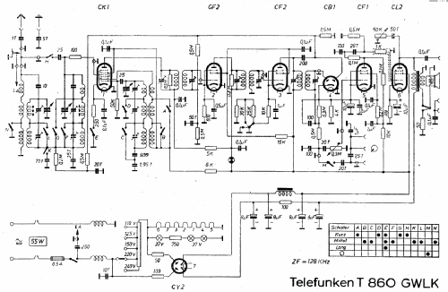 860GWLK ; Telefunken; Wien (ID = 2639164) Radio