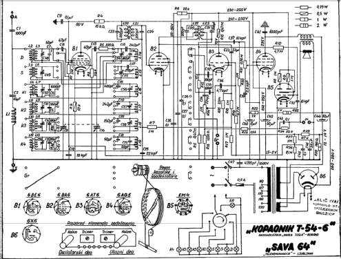 Sava 64 Ra62 Ch= Orion 442; Telekomunikacije (ID = 2658272) Radio