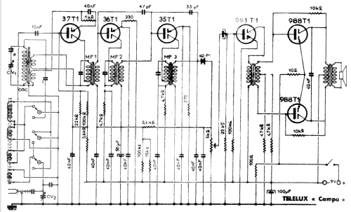 Campo Transistors ; Télélux; Nanterre (ID = 1353958) Radio
