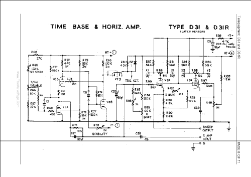 Oscilloscope D31R; Telequipment Ltd.; (ID = 224589) Equipment