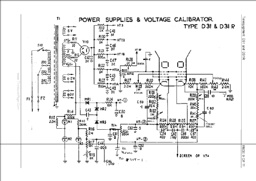 Oscilloscope D31R; Telequipment Ltd.; (ID = 224592) Equipment