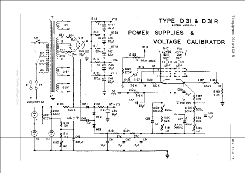 Oscilloscope D31R; Telequipment Ltd.; (ID = 224593) Ausrüstung