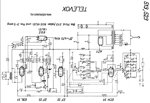 513; Televox Marke der (ID = 20634) Radio