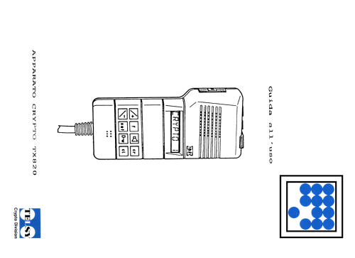 Mic-speaker scrambler TX-820; Telsy Elettronica e (ID = 2514790) Micrófono/PU
