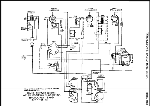 G-725 ; Templetone Radio Mfg (ID = 410710) Radio