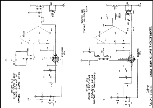 G-723 ; Templetone Radio Mfg (ID = 310297) Radio
